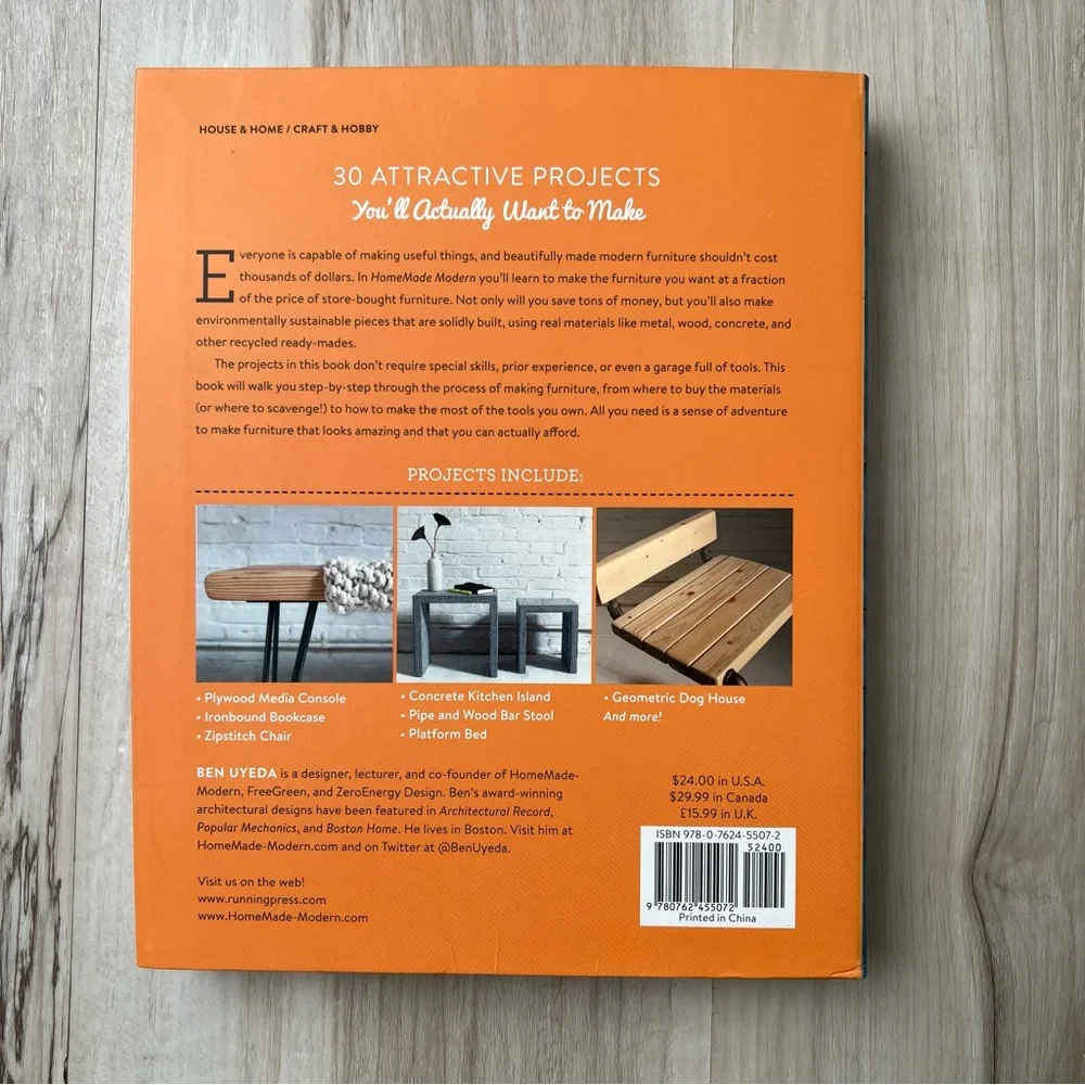 HomeMade Modern Smart DIY Designs for a Stylish Home by Ben Uyeda